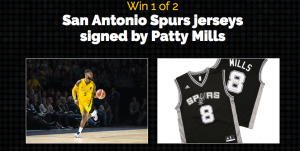 BigW – Win 1 of 2 San Antonio Spurs jerseys signed by Patty Mills valued at $140