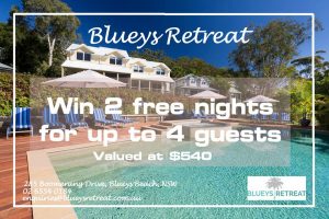 Blueys Retreat – Win a 2-night stay for 4 people valued at $540