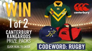 Channel Seven – Sunrise Family Newsletter “Canterbury” – Win 1 of 2 Canterbury Australian Kanagroos prize bundles valued at $229