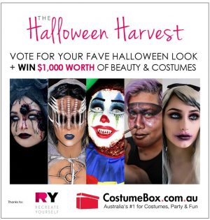 CostumeBox – The Halloween Harvest – Win $1,000 worth of Beauty and Costumes