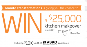 Granite Transformations – Kitchen Makeover – Win a Kitchen Makeover valued up to $25,000