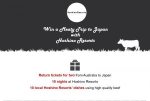 Hoshino Resorts – Win a meaty trip for 2 to Japan with Hoshino Resorts