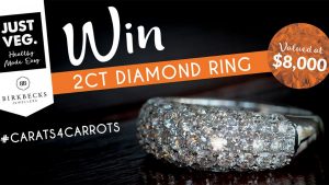 Just Veg. – #Carats4Carrots – Win a 2-carat diamond ring valued at $8,000