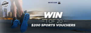 Lion – Hahn – Win 1 of 20 Sports Vouchers redeemable at any Rebel Sports outlet valued at $200 each