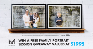 MM Photos – Win a Premium Family Photography package valued at $1,995