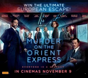 Network Ten – Murder on the Orient Express – Win a travel prize package including flights to Paris valued at $10,660