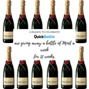 QuickBottle – Win 1 of 12 bottles of Moet and Chandon valued at over $74 each