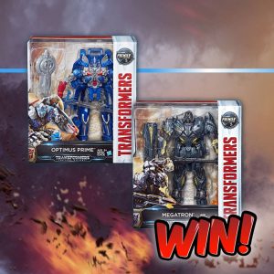 Toyworld Club – Win 1 of 4 Transformers The Last Knight Premier Edition Optimus Prime and Megatron valued at over AU$89 each