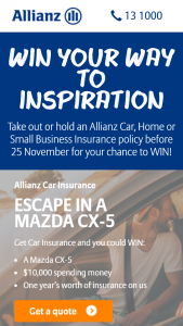 Allianz – Win Your Way to Inspiration