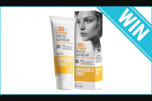 Beauty Heaven – Win 1 of 5 Invisible Zinc Tinted Daywear Spf30 UVA-UVB Lotions
