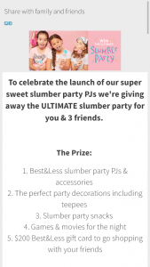 Best & Less – Win The Prize (prize valued at $700)