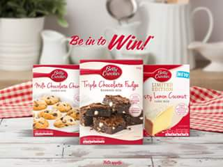 Betty Crocker – Win One of 3 Betty Crocker Product Packs (prize valued at $18)
