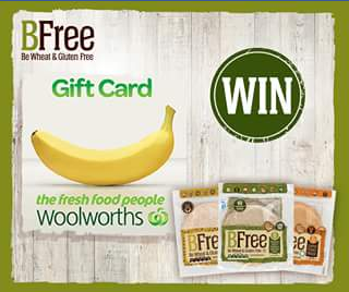 BFree – Win a $50 Woolworth’s Supermarket Gift Card (prize valued at $50)
