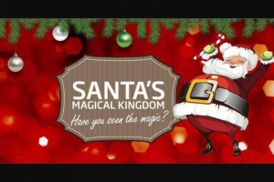Buggybuddys – Win 1 of 4 Family Passes to Santa’s Magical Kingdom