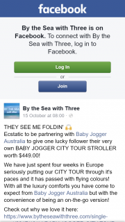 By the Sea with Three – Win a Baby Jogger City Tour Stroller