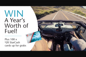 Caltex – Win a Year’s Worth of Fuel Thanks to Caltex (prize valued at $5,300)