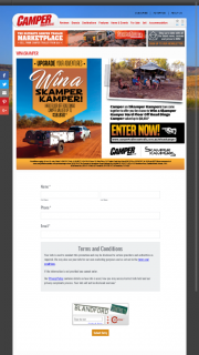 Camper Trailer Australia – Win a Skamper Kampers Hard Floor Off Road (prize valued at $18,000)