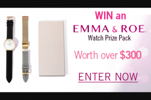 Channel 7 – Sunrise family – Win an Emma & Roe By Michael Hill Watch Pack