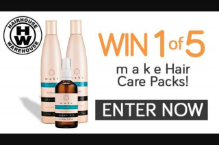 Channel 7 – Sunrise family – Win 1 of 5 Hairhouse Warehouse Prizepacks (prize valued at $389)