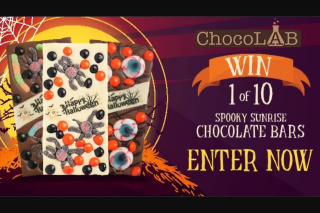 Channel 7 – Sunrise family – Win One of Ten Personalised Chocolate Bars (prize valued at $240)