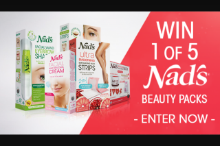 Channel 7 – Sunrise – Win a Nad’s Natural Hair Removal Prize Pack