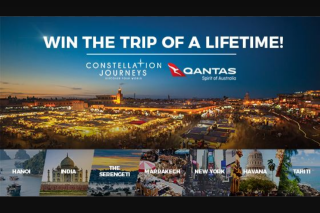 Channel Ten – The Living Room – Win The Constellation Journeys Trip of a Lifetime (prize valued at $59,000)
