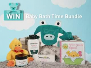 DermaVeen – Win a Cute Dermaveen Baby Bath Time Bundle to Treat Your Baby (prize valued at $218)