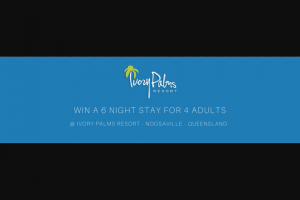 Eat Play and Stay – Ivory Palms Resort Noosaville QLD – Win 6 Nights Accommodation for 4 People In a Self Contained Two Bedroom Townhouse at Ivory Palms Resort Noosaville Queensland