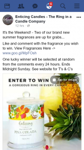 Enticing candles – Win a Fragrance of Your Own Choice