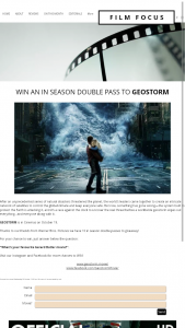 Film focus – Win an In Season Double Pass to Geostorm