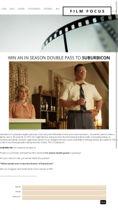 Film focus – Win an In Season Double Pass to Suburbicon
