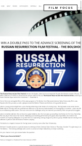 Film focus – Win One of Five The Bolshoi Double Passes Special Preview Screening Brisbane