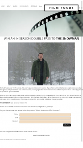 Film Focus – Win One of Ten The Snowman Double Passes