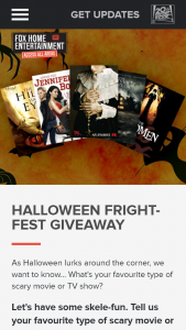 Fox Home Entertainment – Win The Ultimate Fright-Fest Pack