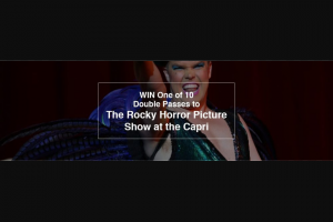 Fritz – Win One of Ten Rocky Horror Picture Show Double Passes