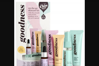 Girl – Win One of 7 X Goodness On-The-Go Skincare Kits Valued at $24.95 Each Including (prize valued at $24.95)