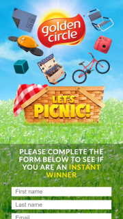 Golden Circle Lets Picnic – Win 1 of 750 Various Prizes Instantly (prize valued at $122,226.5)