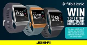 JB Hi – Win 1 of 3 Fitbit Ionic Smart Fitness Watches