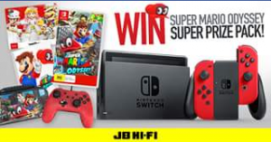 JB HiFi – Win Super Mario Odyssey Super Prize Pack