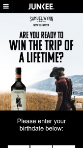 Junkee Media Samuel Wynn – Win a Now Or Never Adventure of Your Own (prize valued at $4,950)