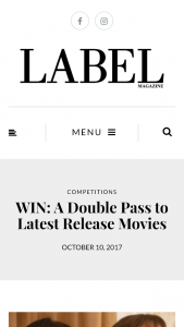 Labal Magazine – Win a Double Pass to Latest Release Movies