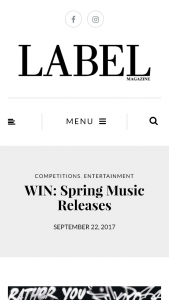 Label magazine – Win a Cd of Choice