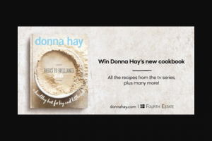 Lifestyle – Win a Copy of The New Cookbook By Australia’s Favourite and Most Trusted Home Cook