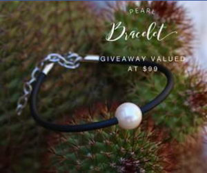 Mark Cox jewellery – Win this Pearl & Neoprene Bracelet Valued at $99.00 Simply Like (prize valued at $99)
