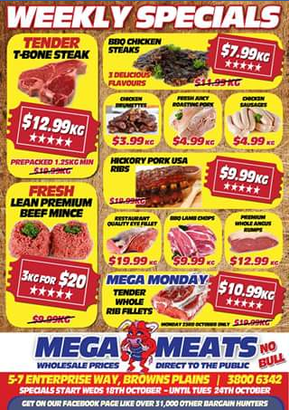 Mega Meats Browns Plains – Win a $50 Voucher