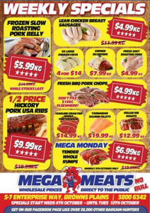Mega Meats Browns Plains – Win a $50 Voucher (prize valued at $50)