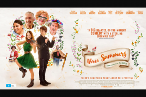 Mix 94.5 – Win Two (2) Tickets to Catch Three Summers In a Cinema Near You
