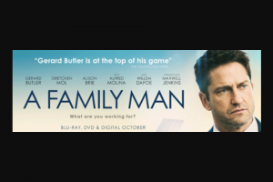 Moviehole – Win 1/5 Blu Ray Copies of a Family Man