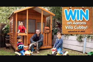 Mum Central – Win a Villa Cubby From Aarons Outdoor Living Just In Time for Christmas (prize valued at $1,995)