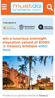Must Do Brisbane – Win this Money-Can’t-Buy Experience (prize valued at $1,050)